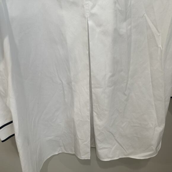 Chicos Womens Size 3 No Iron Shirt Chic Stretch Button Up Blouse Tunic Xlarge - Picture 8 of 10